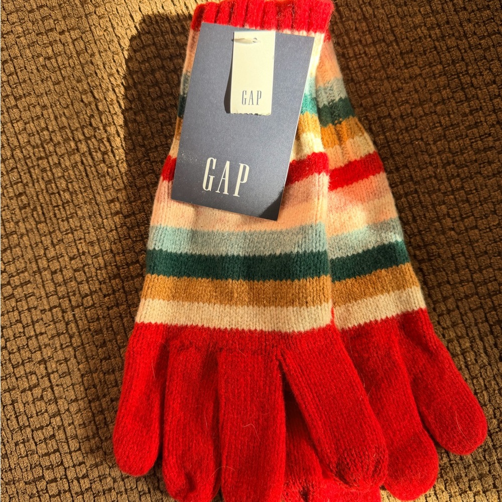 GAP Multicolor Striped Gloves